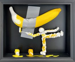 Peinture, La Banane, Bernard Saint-Maxent
