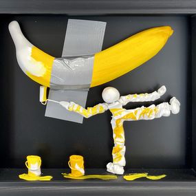 Peinture, La Banane, Bernard Saint-Maxent