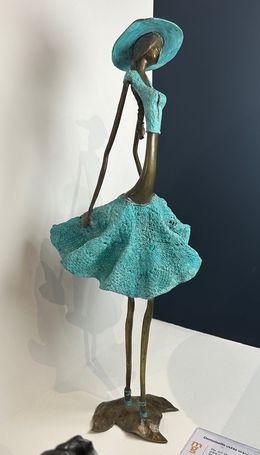 Sculpture, La demoiselle au chapeau, Patricia Grangier