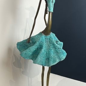 Sculpture, La demoiselle au chapeau, Patricia Grangier