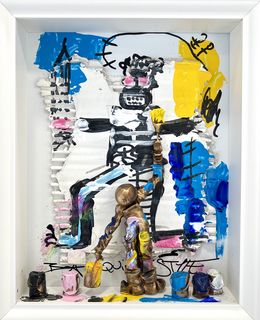 Painting, Style Basquiat 010524, Bernard Saint-Maxent