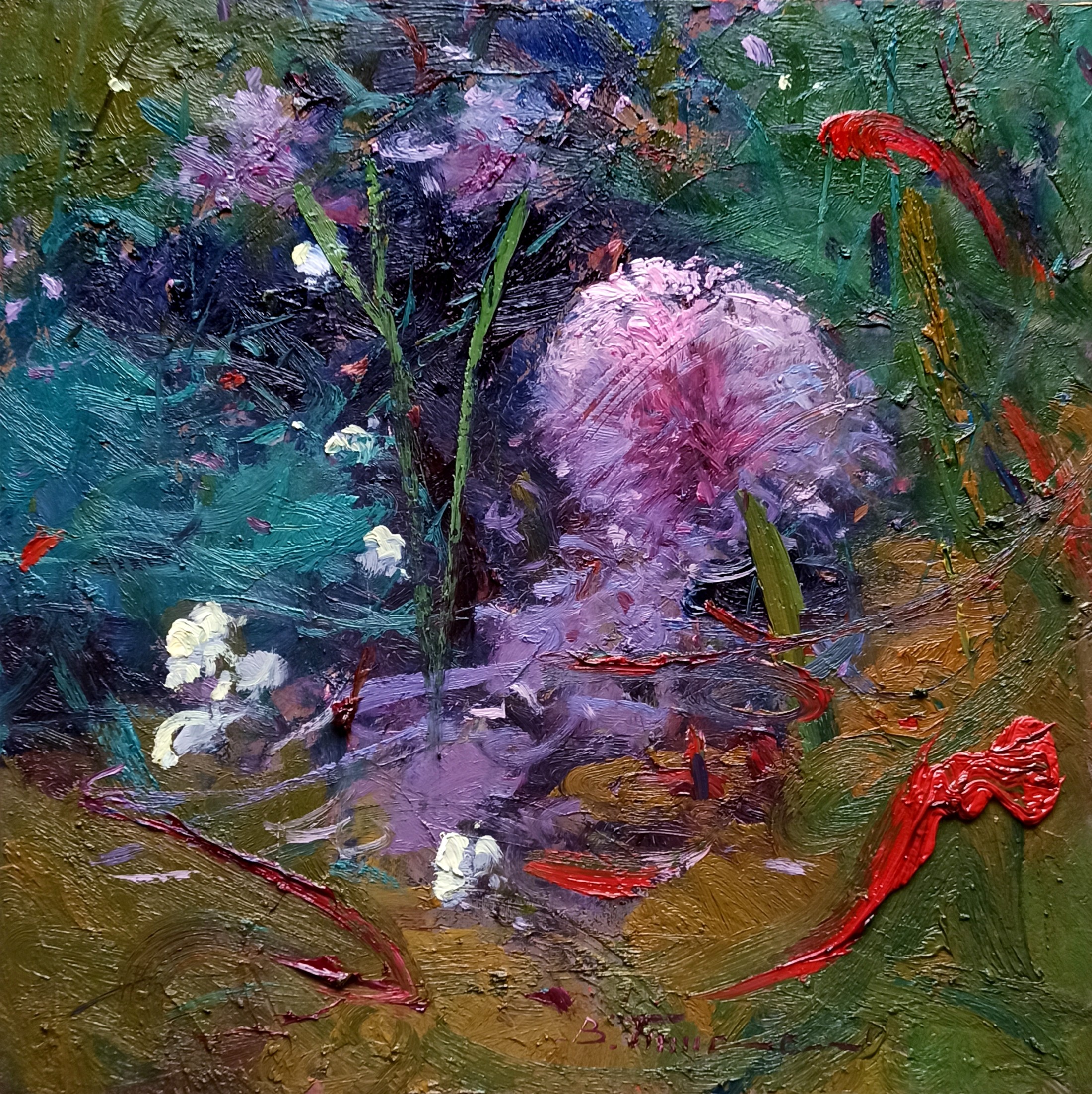 Bruno Tinucci, Floral harmony - Italian painting Bruno Tinucci, Floral harmony - Italian painting