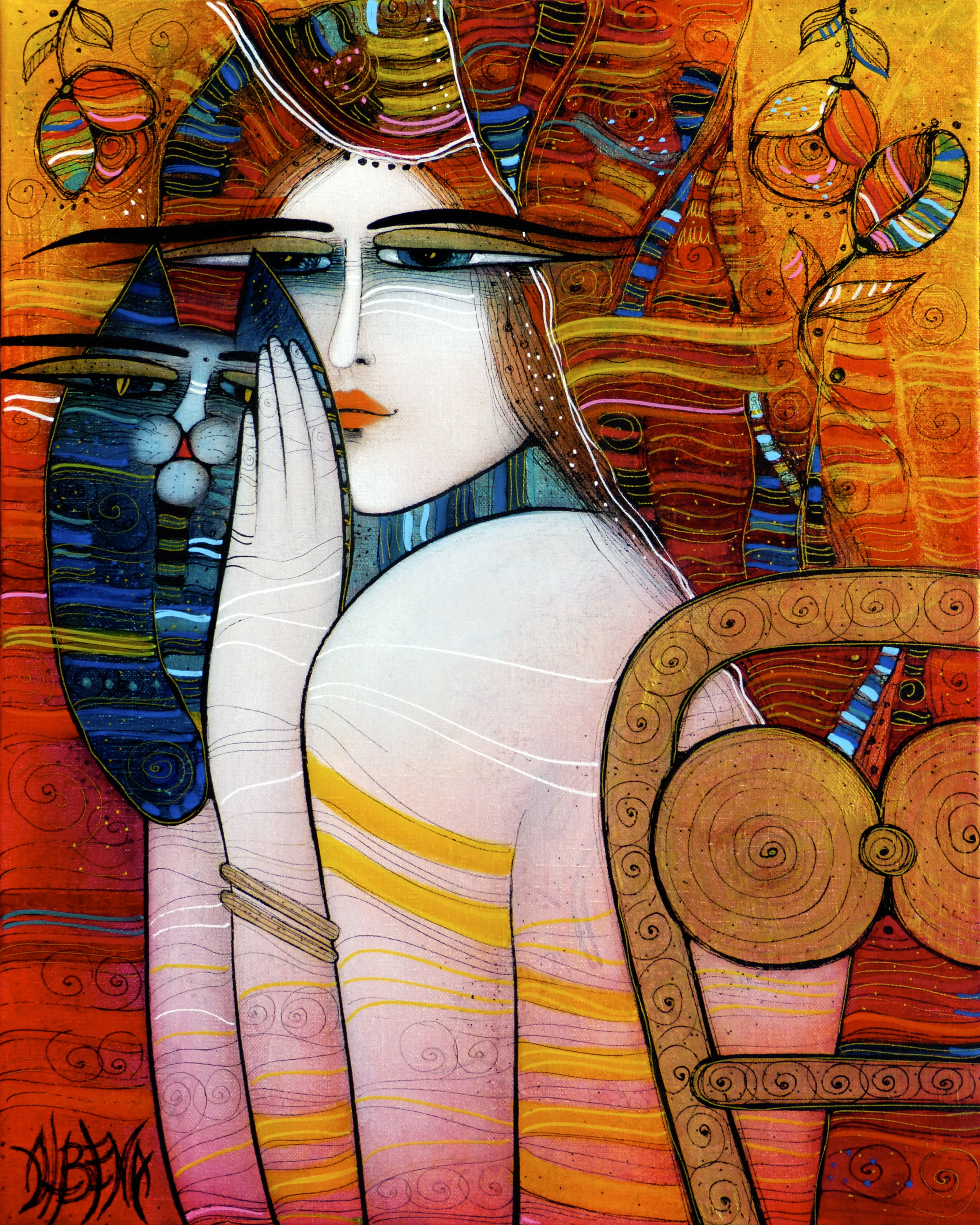 Albena Vatcheva, Le chat bleu Albena Vatcheva, Le chat bleu