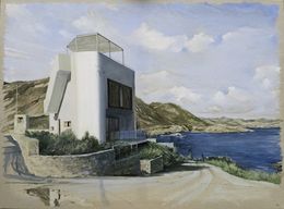 Gemälde, Villa moderniste Balion - Crète, Thierry Machuron