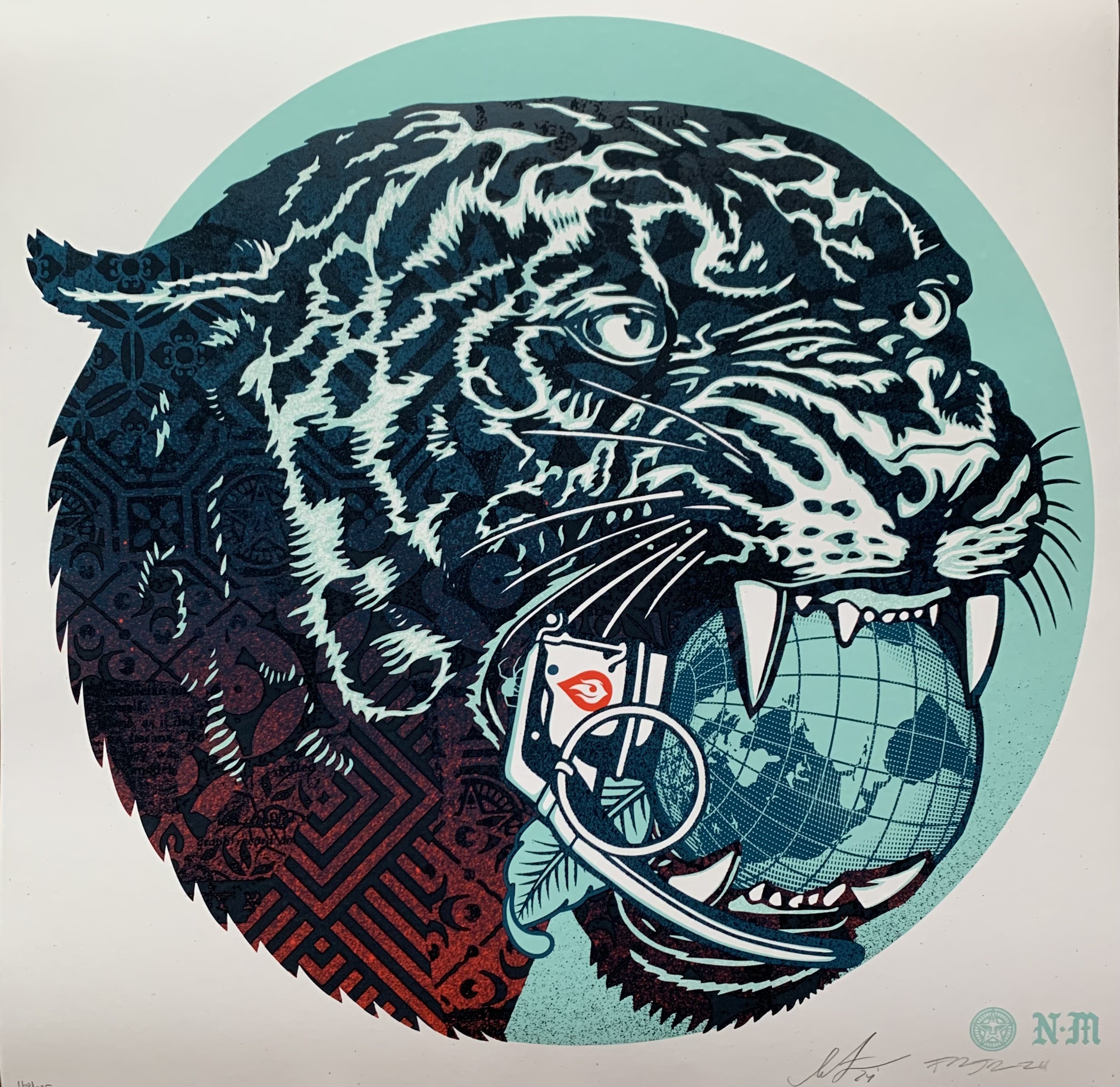 Shepard Fairey (Obey), Climate Clash - (blanc) Shepard Fairey (Obey), Climate Clash - (blanc)