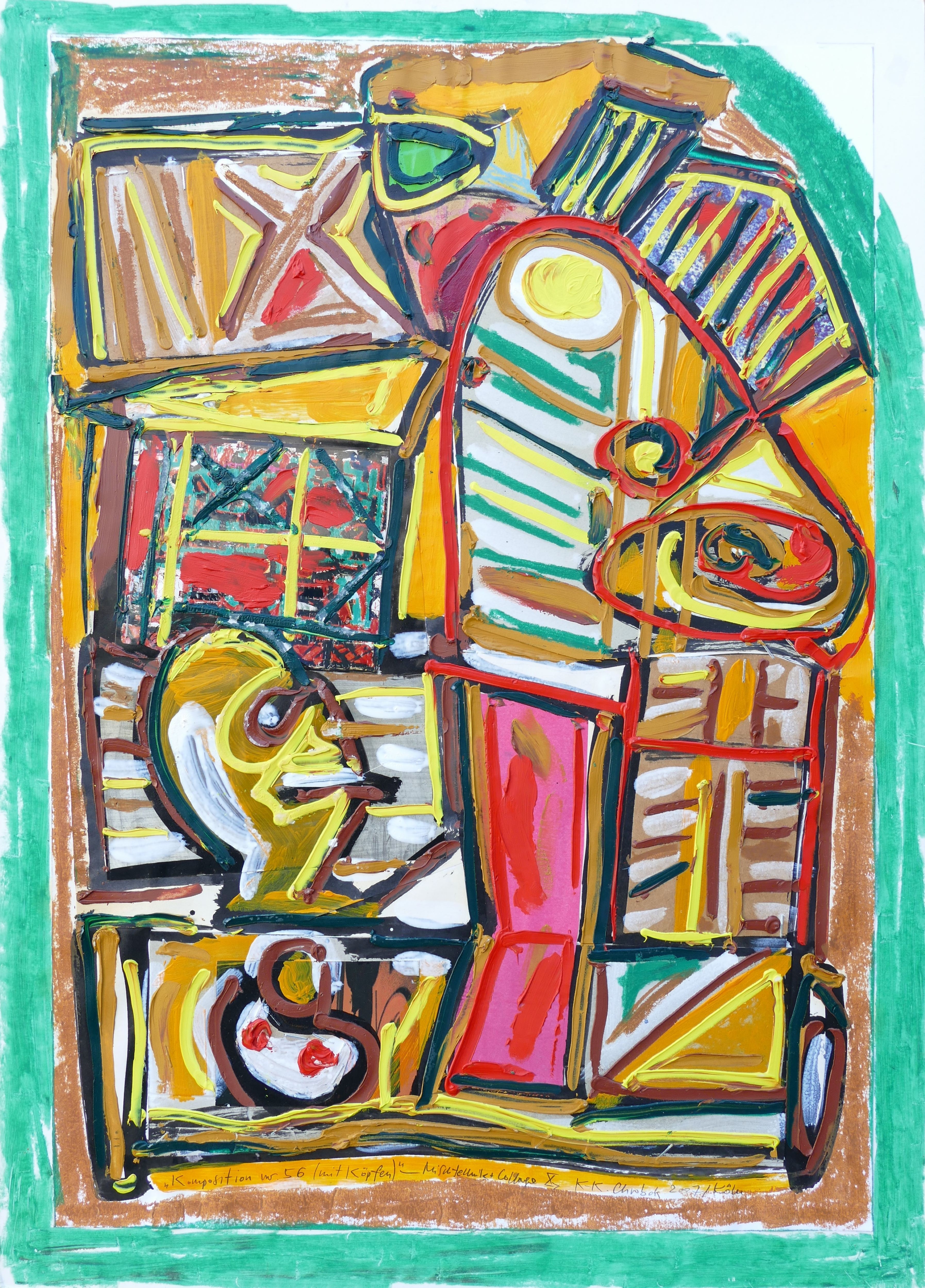 Karl-Karol Chrobok, Composition no.56 /with heads Karl-Karol Chrobok, Composition no.56 /with heads