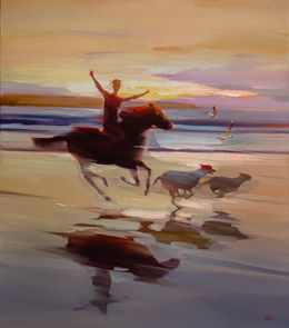 Gemälde, Ahead of the wind, Vasyl Khodakivskyi