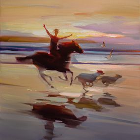 Gemälde, Ahead of the wind, Vasyl Khodakivskyi