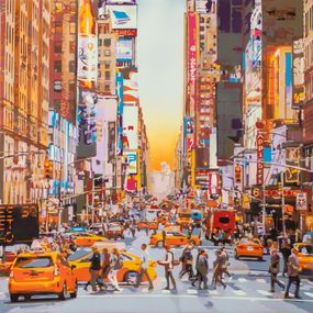 Gemälde, New York Street #2, Marco Barberio