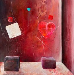 Painting, La tendresse, Isabelle Peirone