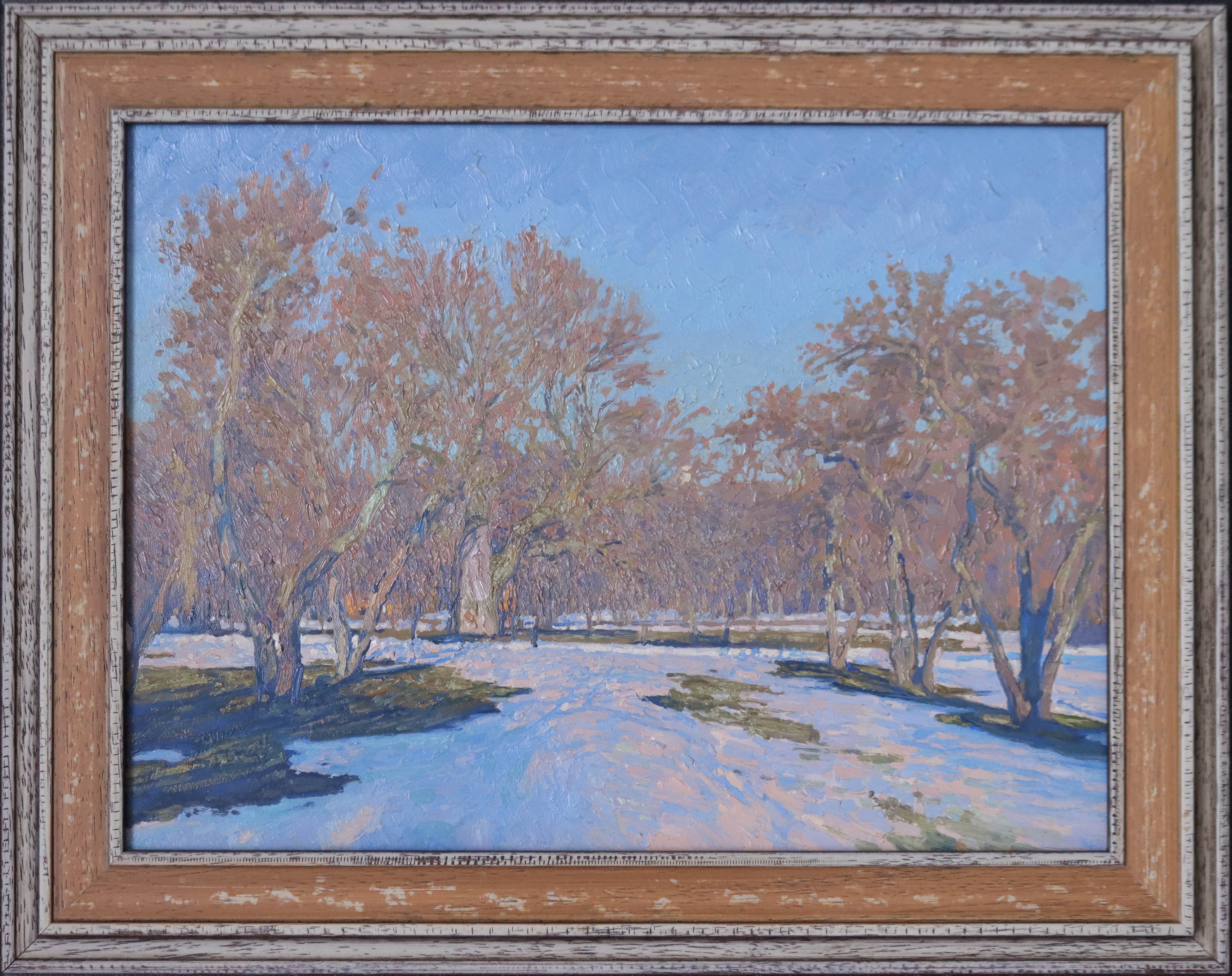 Simon Kozhin, Last snow in Kolomenskoye. March Simon Kozhin, Last snow in Kolomenskoye. March