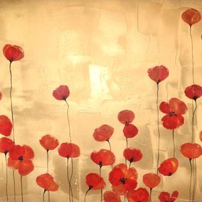 Gemälde, Poppies 2, Sophie Duplain