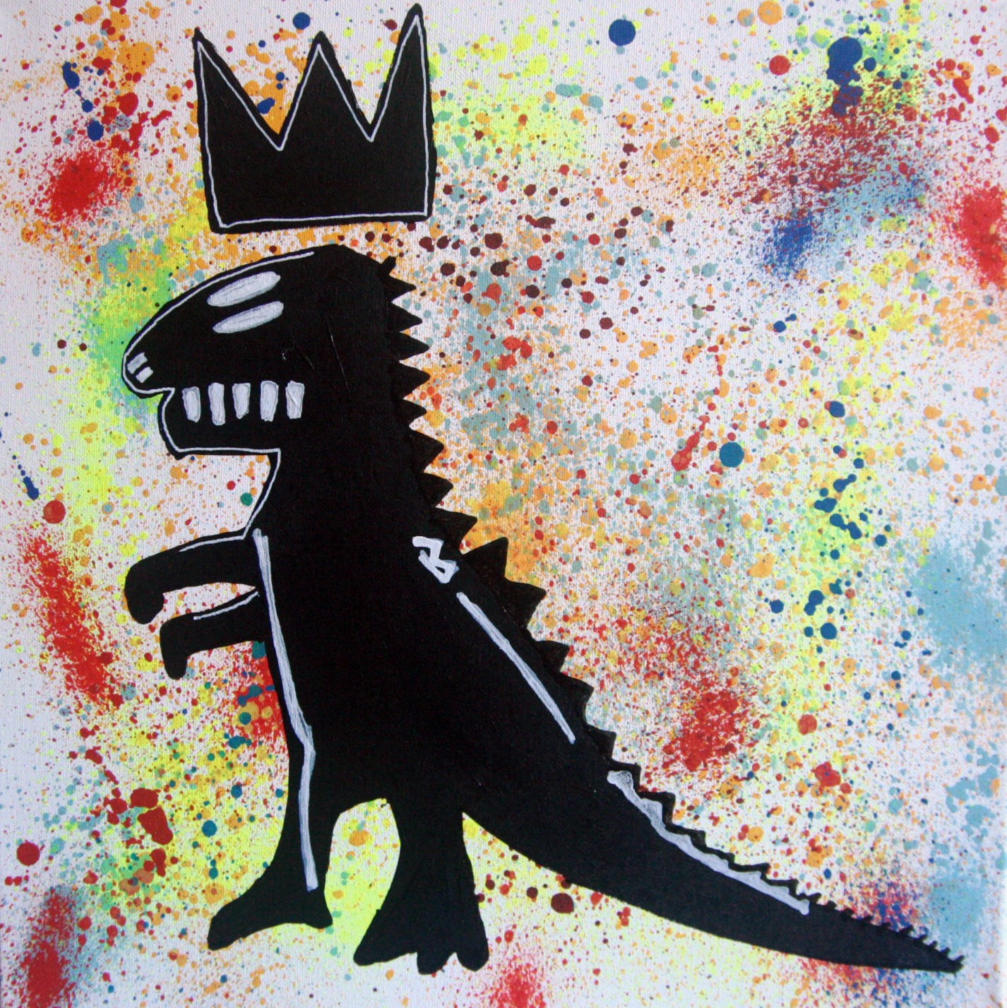 PyB, Dino black Basquiat PyB, Dino black Basquiat