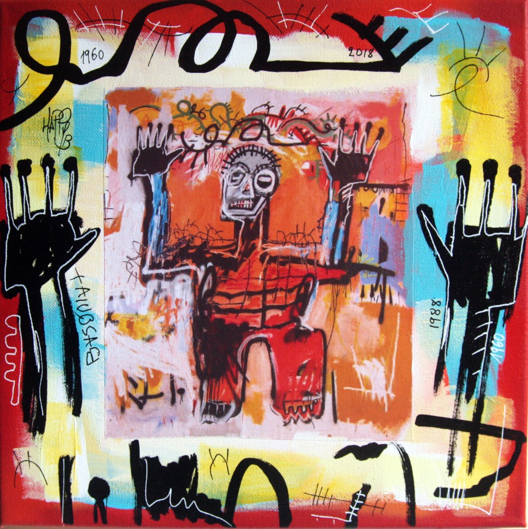 PyB, Black enchained Basquiat PyB, Black enchained Basquiat