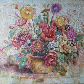 Painting, Bouquet Beautiful, Rakhmet Redzhepov (Ramzi)