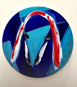 Peinture, Blue Sheep, Menashe Kadishman
