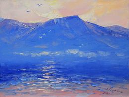 Painting, Blue morning, Alisa Onipchenko-Cherniakovska