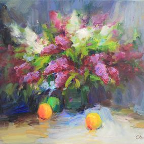 Painting, Bouquet of lilac, Serhii Cherniakovskyi