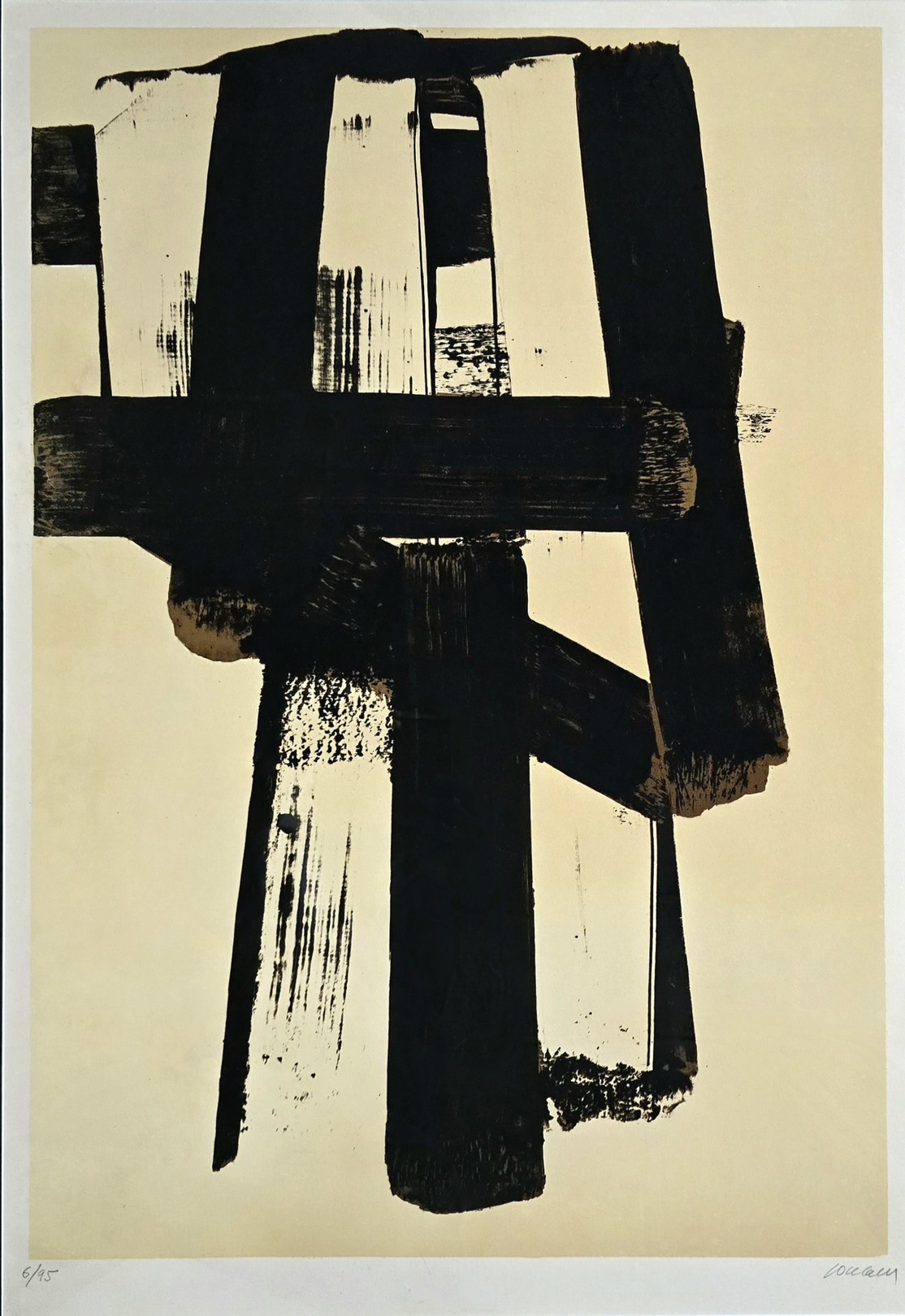 Pierre Soulages, Lithographie No 31 Pierre Soulages, Lithographie No 31