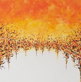 Pintura, Trees at sunset 4 by M.Y., Max Yaskin