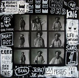 Painting, Jean-Michel Basquiat JMB, Spaco