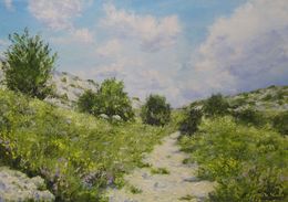 Peinture, Dans les collines, Brigitte Di Scala