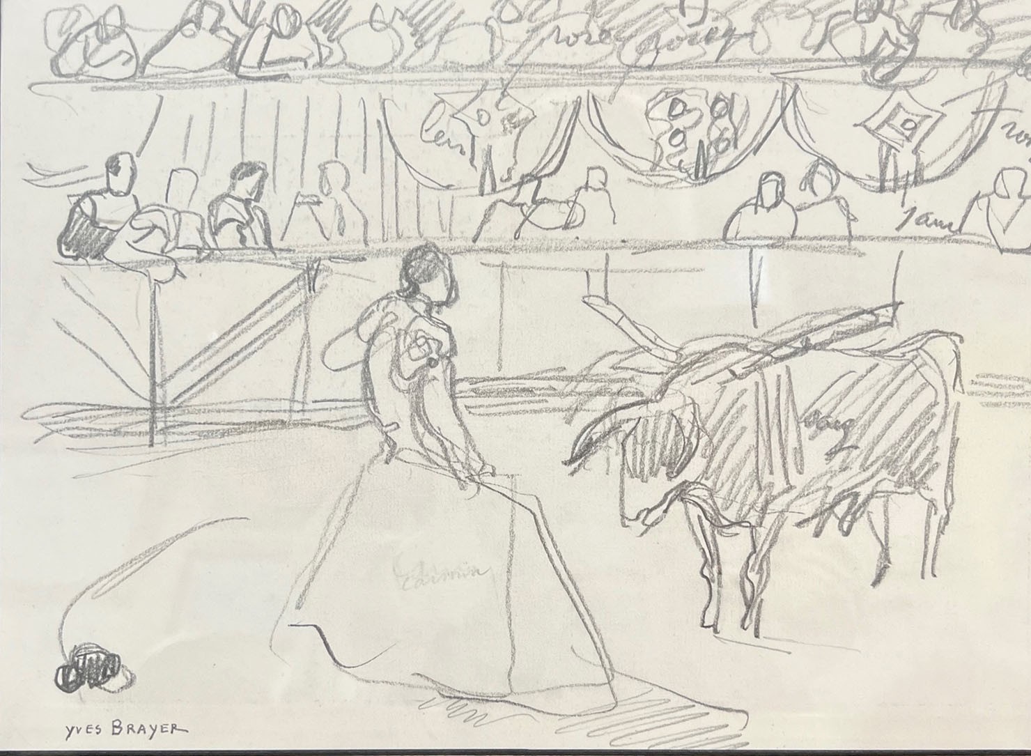 Yves Brayer, Scène de corrida Yves Brayer, Scène de corrida
