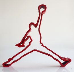 Sculpture, Michael Jordan rouge, SpyDDy