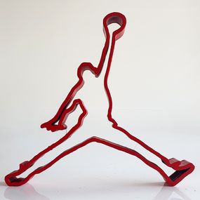 Sculpture, Michael Jordan rouge, SpyDDy
