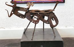 Sculpture, El toro crok-crok, Patopalomo