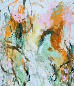 Pintura, Blooming flowers, Emily Starck