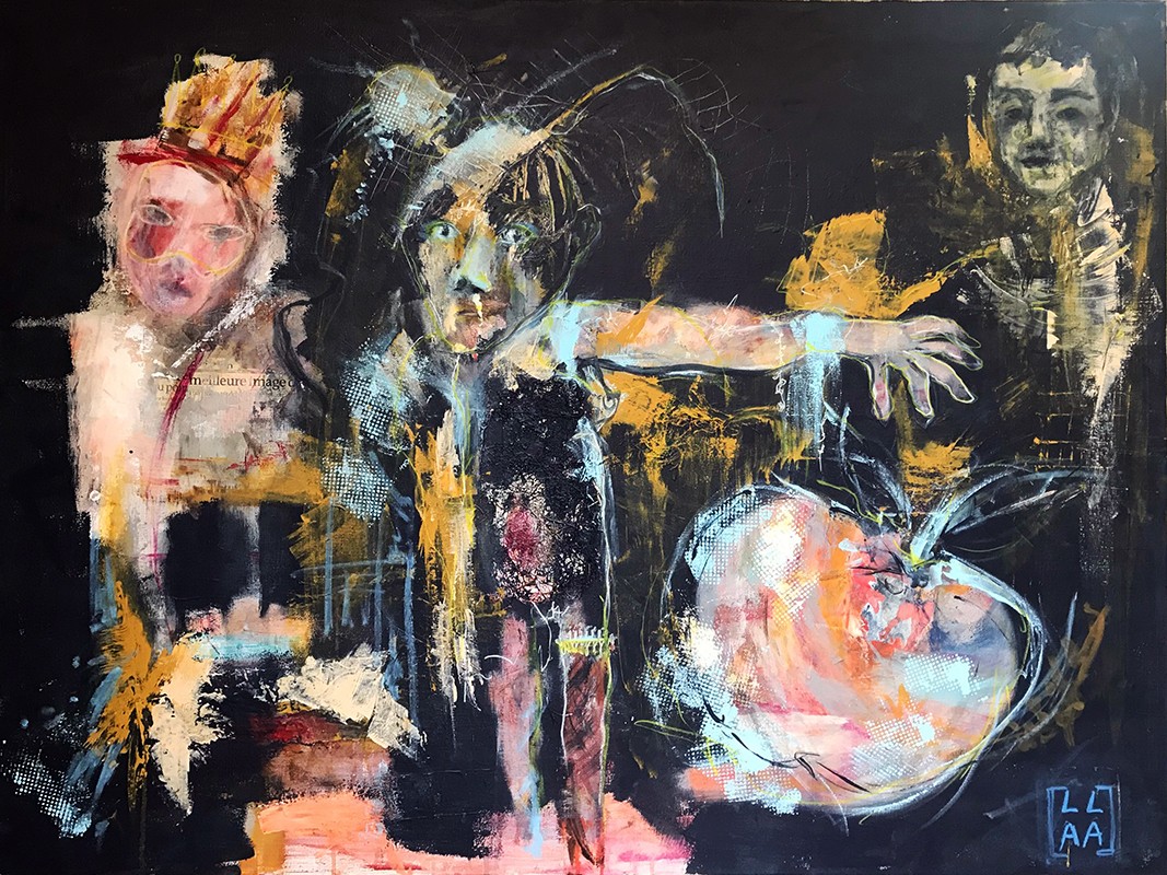 Adélaïde Leferme, Croquer la pomme - mythologie - cosmogonie - pomme - apple - Basquiat Adélaïde Leferme, Croquer la pomme - mythologie - cosmogonie - pomme - apple - Basquiat