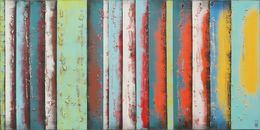 Painting, Yellow Panels XL 2024, Ronald Hunter