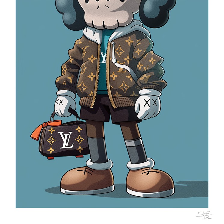 ▷ Kaws X Vuitton EA by Ske, 2024 | Tirage Fine Art Print