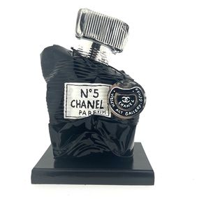 Skulpturen, Crushed Chanel Black - VAG exclusive 1/1, Norman Gekko