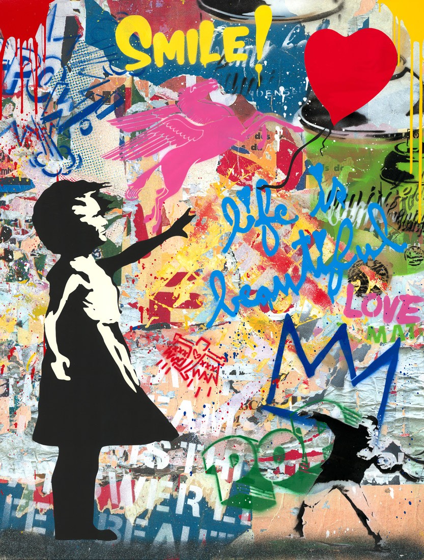 Mr Brainwash, Balloon Girl Mr Brainwash, Balloon Girl