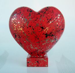 Escultura, Red heart love, Spaco