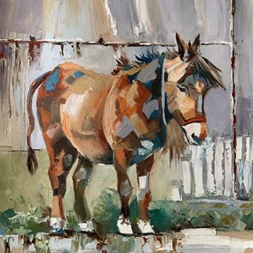 Gemälde, Little donkey, Schagen Vita