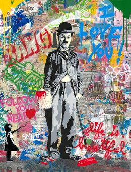 Painting, Chaplin, Mr Brainwash