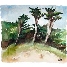 Dessin, Les pins de Vendée, Gaelle Beyaert