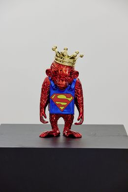 Sculpture, Crowned Monkey Superman, Diederik Van Apple