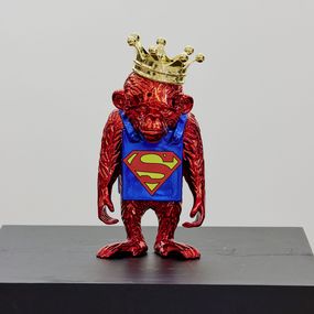 Sculpture, Crowned Monkey Superman, Diederik Van Apple