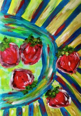 Dibujo, Sweet strawberries, Natalya Mougenot