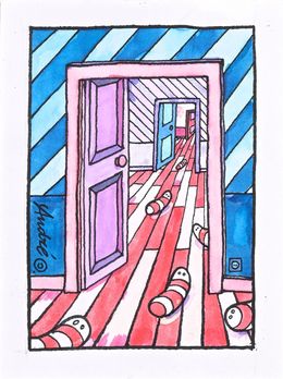 Dibujo, Three doors, André Saraiva
