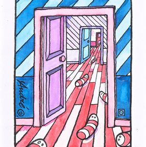 Dibujo, Three doors, André Saraiva
