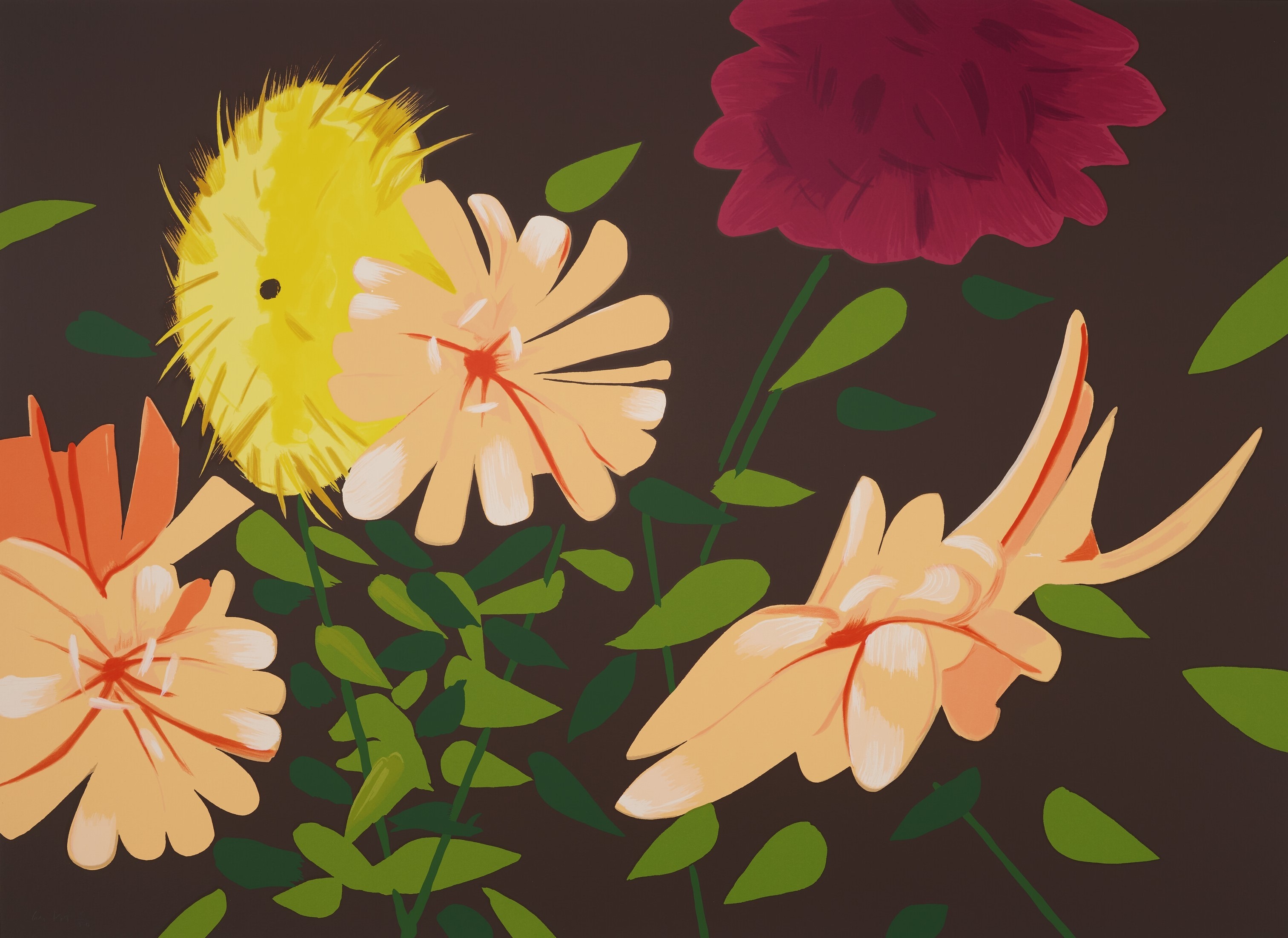 Alex Katz, Late Summer Flowers Alex Katz, Late Summer Flowers