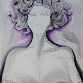 Peinture, Purple Medusa, Yahaira Cohinta Vannucchi