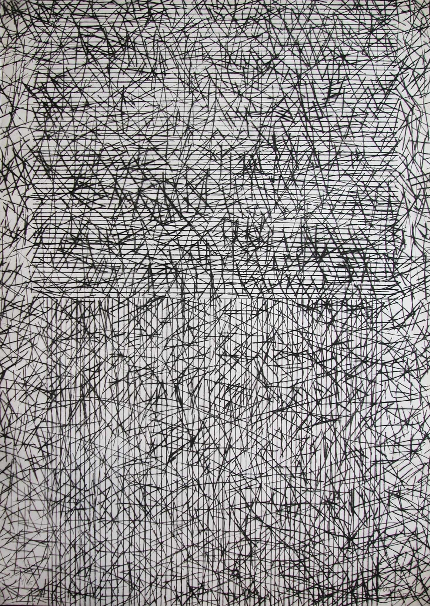 Jacques Clauzel, Cl 2015 1, gravure originale Jacques Clauzel, Cl 2015 1, gravure originale