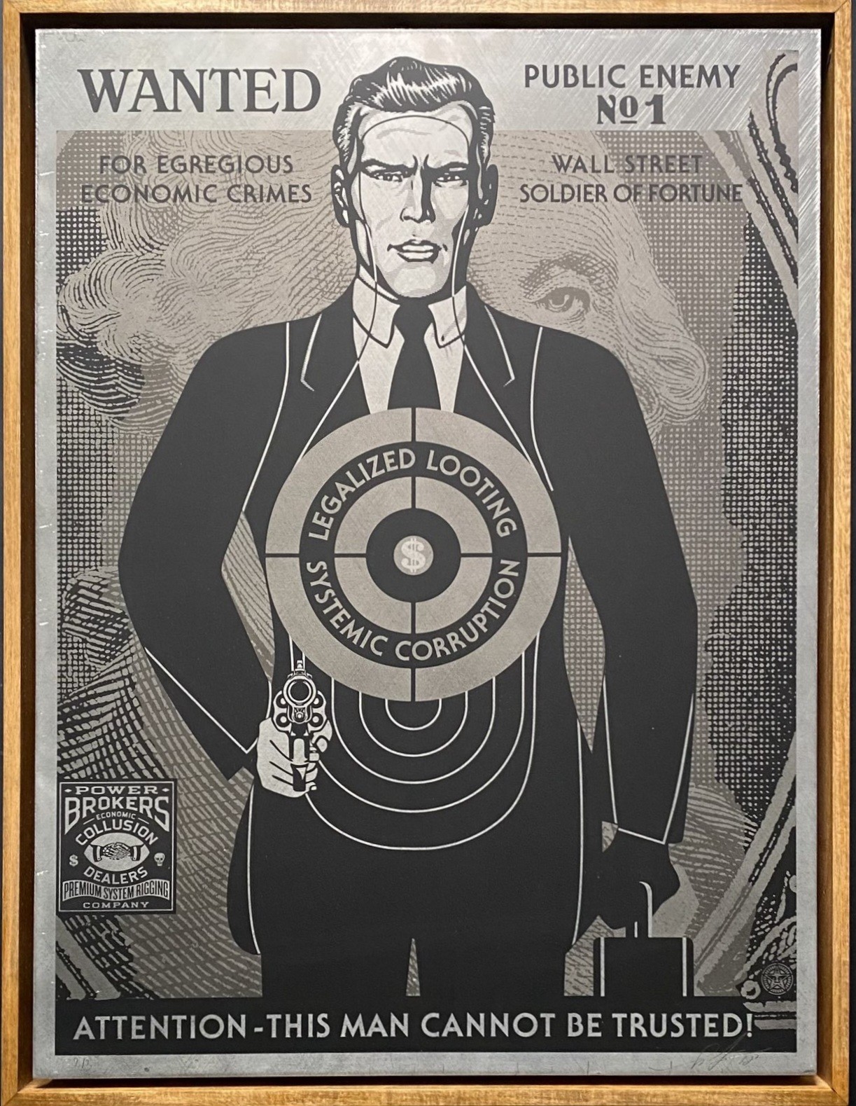 Shepard Fairey (Obey), Wall Street Public Enemy Shepard Fairey (Obey), Wall Street Public Enemy