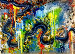 Gemälde, Colored Nature #4, Priscilla Vettese